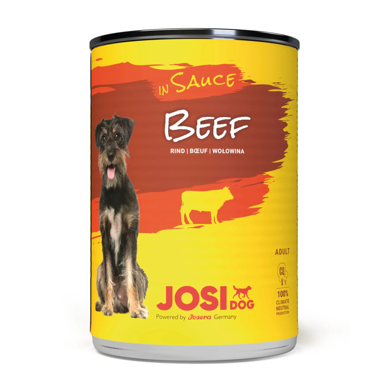 Ėdalas šunims JosiDog Beef jautiena padaže,415g