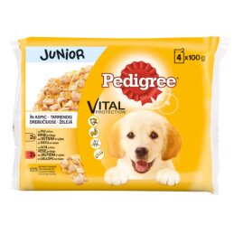 Šunų ėdalo rinkinys PEDIGREE Junior,  4 x 100g