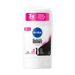 Pieštukinis dezodorantas moterims  Nivea Black&White 50ml