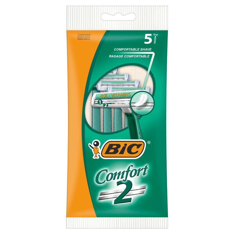 Vienkartiniai skustuvai  BIC  Comfort 2 5vnt