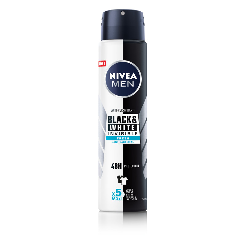 Purškiamas dezodorantas  Nivea  Black&White Fresh,250ml