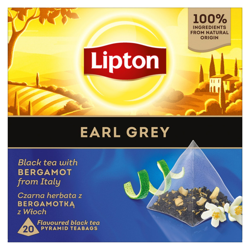 Juodoji arbata  Lipton  Earl grey 32g piramidės