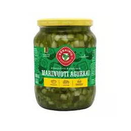 Marinuoti agurkai Kėdainių kubeliais 680/380g