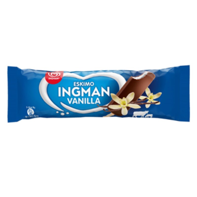 Ledai  Ingman  vaniliniai 120ml/70g