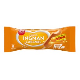 Karamelės skonio ledai  Ingman  su karamelės traškučiais 120ml/70g