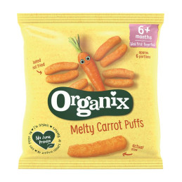 Užkandis  Organix  morkų lazdelės, nuo 6 mėn.20g
