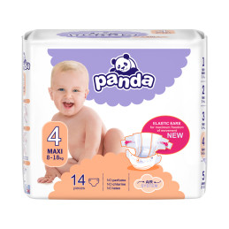 Sausk. Panda  Maxi 8-18kg 14vnt
