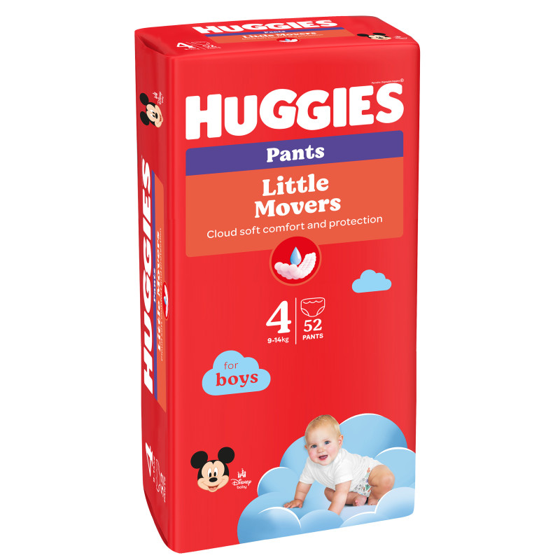 Sauskelnės  Huggies Pants  52vnt 4(9-14kg)