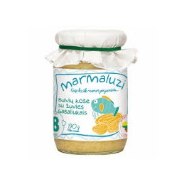 Bulvių košė MARMALUZI 190g, su žuvies gabaliukais nuo 8mėnesių