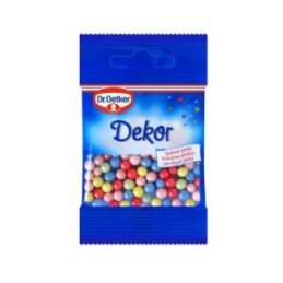 Cukriniai pabarstukai   Dr.Oetker  10g spalvoti perlai