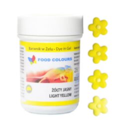 Maistiniai dažai 35g geltoni, geliniai