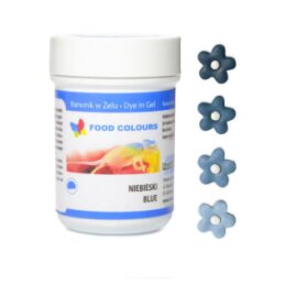 Maistiniai dažai 35g mėlyni, geliniai