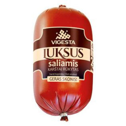 Karštai rūkytas saliamis''Luksus'',600g