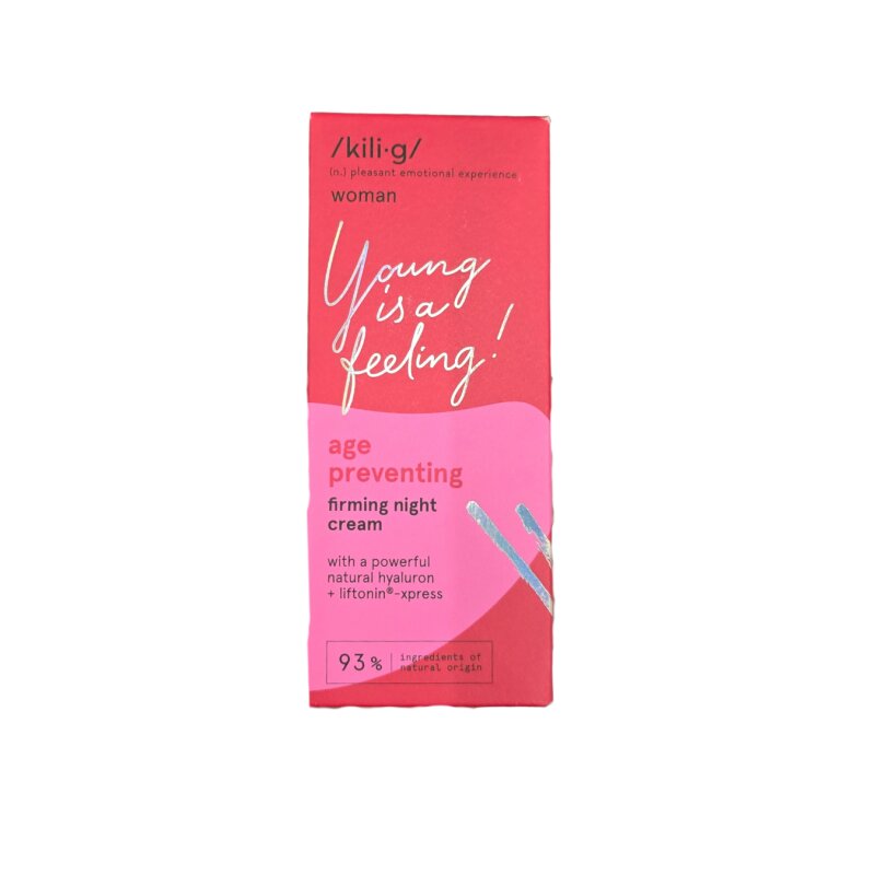 Stangrinamasis naktinis veido kremas Kilig age preventing ,50ml