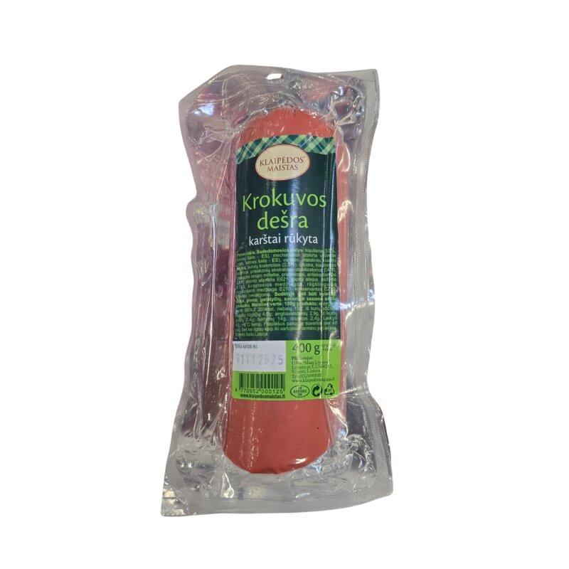 Karšto rūkymo  Krokuvos  dešra 400g