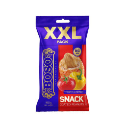 Žemės riešutai BOSO XXL pomidorų ir paprikų skonio 190g