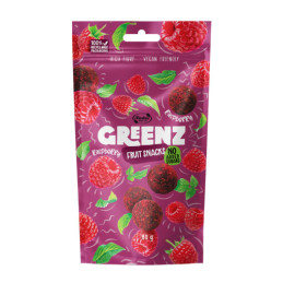 Vaisių užkandžiai su avietėmis  Greenz raspberry  80g