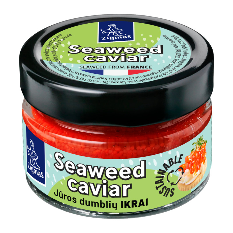 Raudonieji jūros dumblių ikrai 100g.