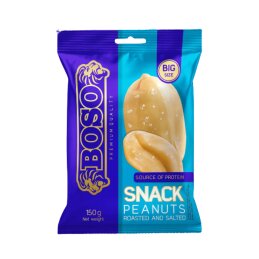 Skrudinti ir sūdyti Boso žemės riešututai, 150g