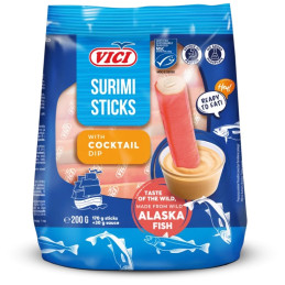 Mini surimio lazdelės ''Viči''  su padažu  200g