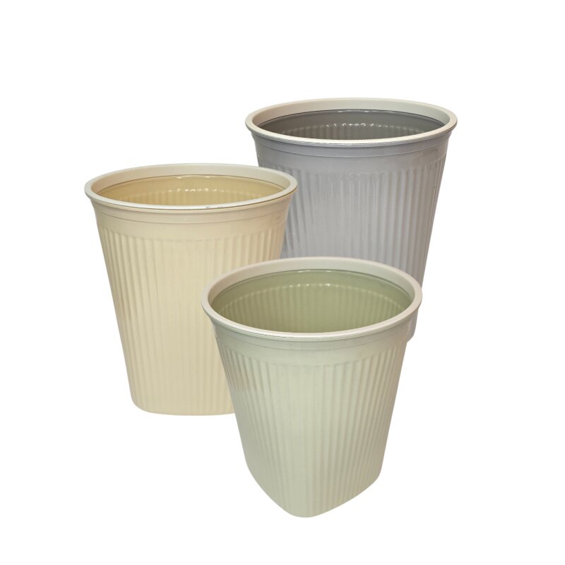 Šiukšliadėžė apvali be dangčio  26 cm aukščio 066724