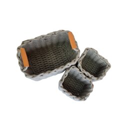 Pintų krepšelių rinkinys 3 vnt. AF197-33