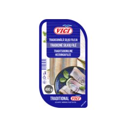 Tradicinė silkių filė VIČI, 400g