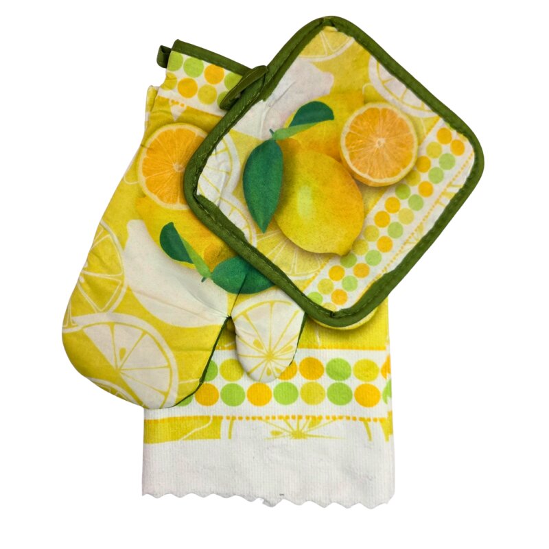 Medžiaginis virtuvės rinkinys 3 dalių