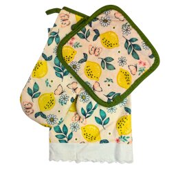 Medžiaginis virtuvės rinkinys 3 dalių