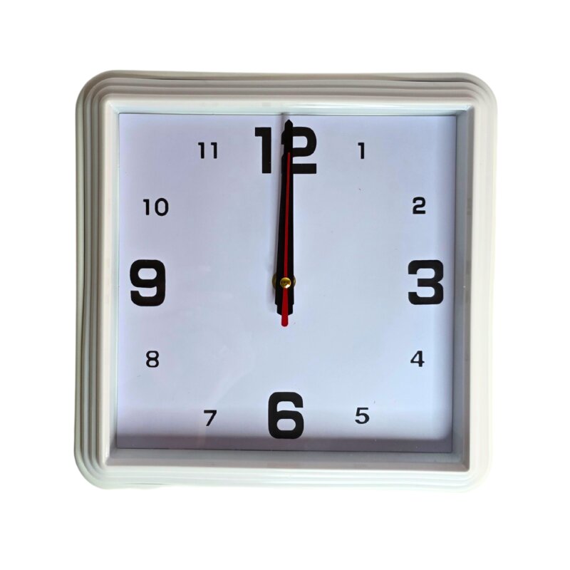 Laikrodis sieninis 24x24 cm