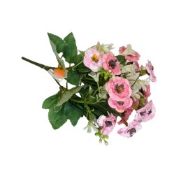 Dirbtinių gėlių puokštelė 27cm 0307-5-18