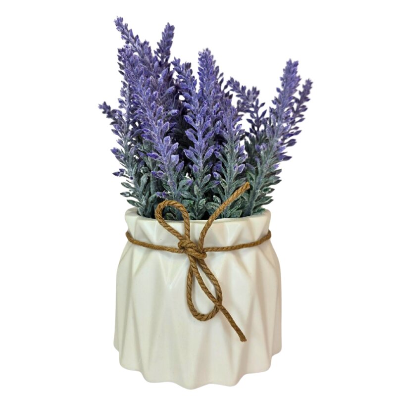 Dirbtinės levandos vazonėlyje 162