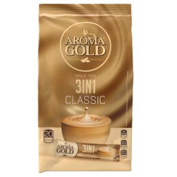 Tirpus kavos gėrimas AROMA GOLD 3in1 20 vnt x 17g