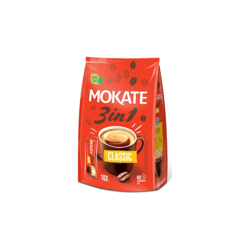 Tirpios kavos gėrimas Mokate 3in1 10vnt x17g
