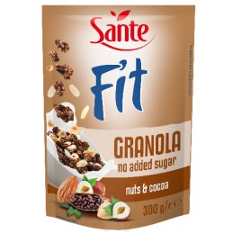 Javų dribsniai  FIT  300g  su riešutais ir kakava