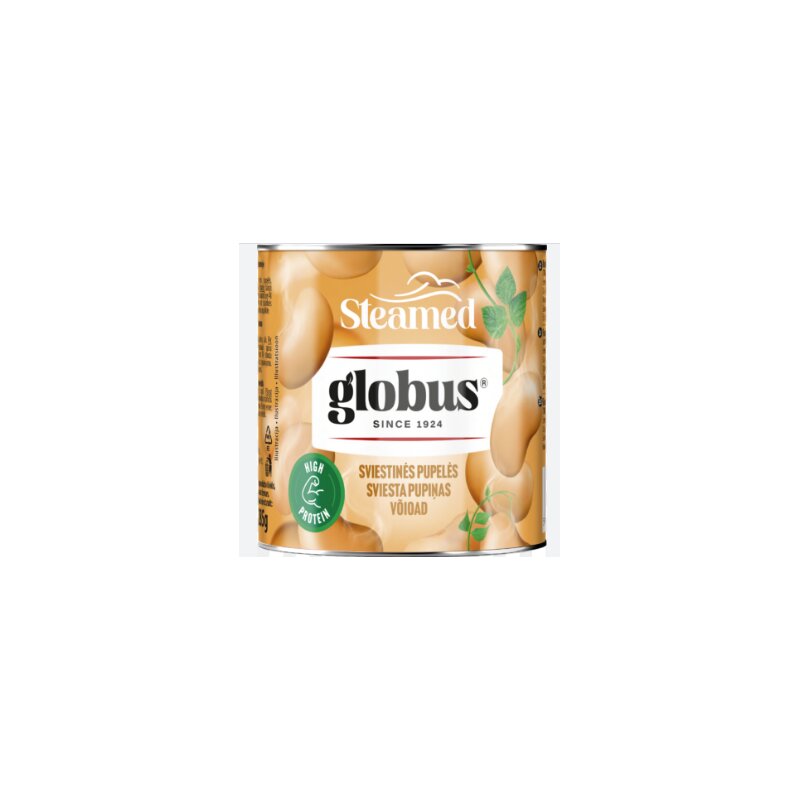 Sviestinės pupelės  Globus 326g/285g