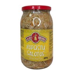 Marinuotos kopūstų salotos  Mamos konservai  820g/450g