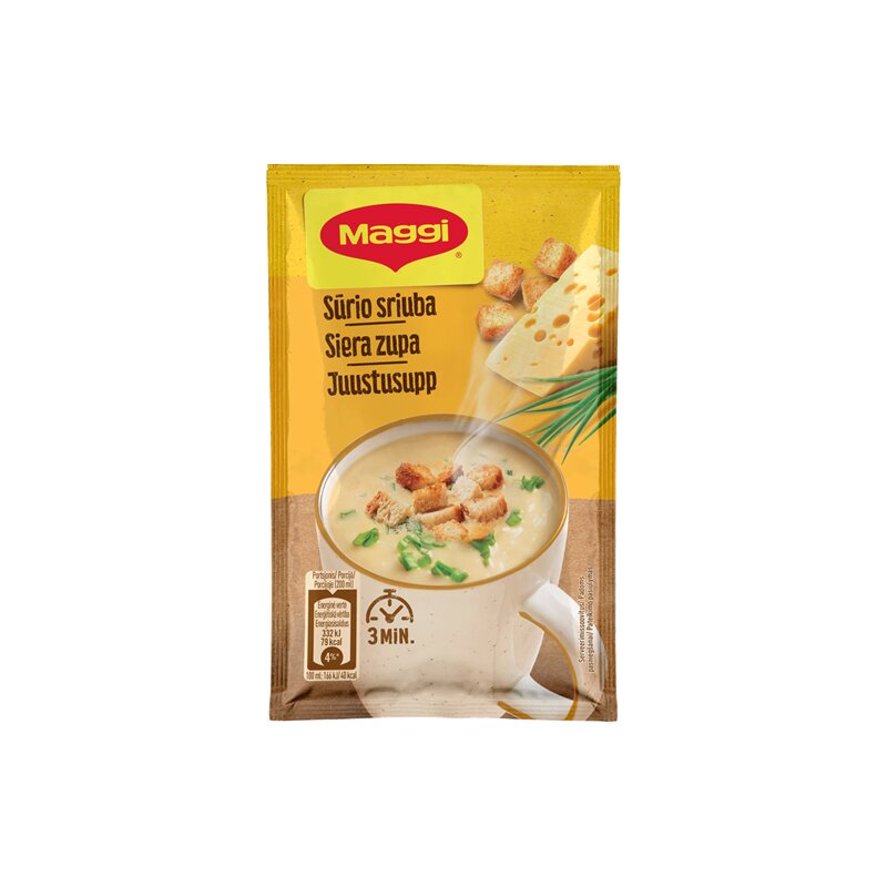 Sūrio sriuba MAGGI 19g su skrebučiais