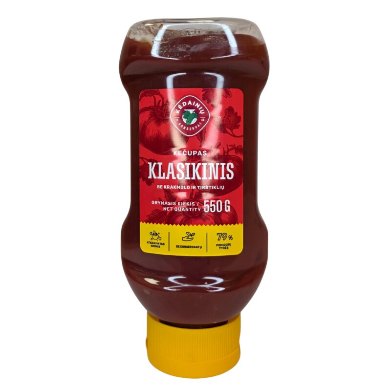 Kečupas Kėdainių klasikinis 550g