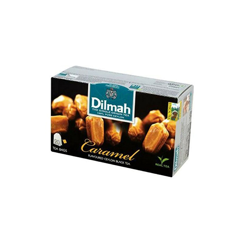 Karamelės skonio juodoji Ceilono arbata DILMAH, 30g