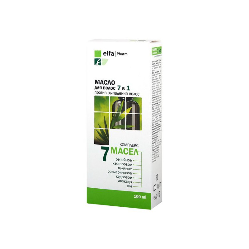 Aliejus plaukams 7in1 stabdantis plaukų slinkimą 100ml