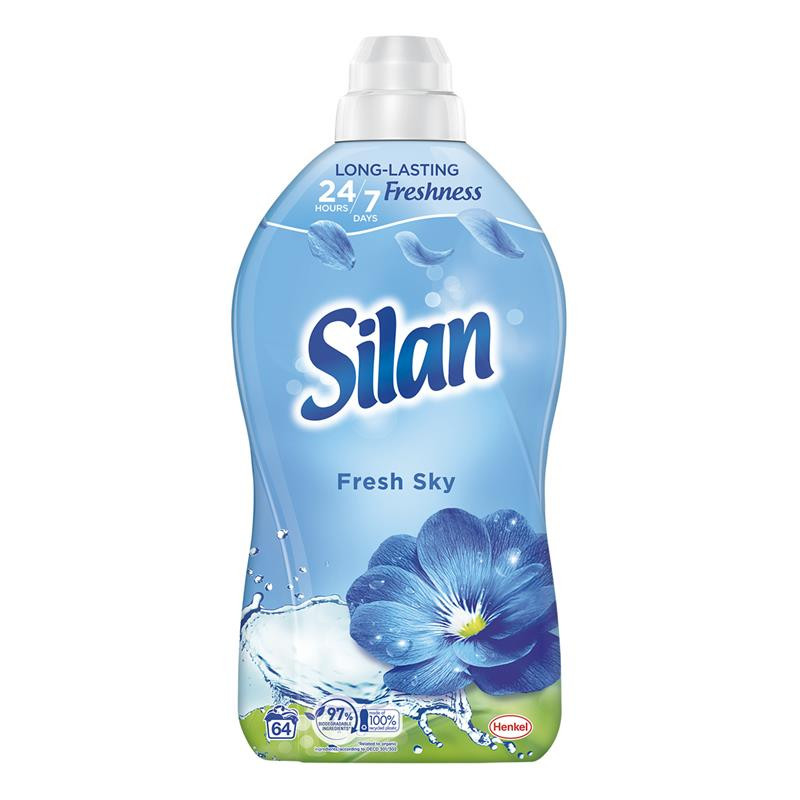 Skalbinių minkštiklis Silan  Fresh Sky 1408ml