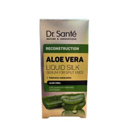 Skystas šilkas  Dr. Sante  Aloe vera 30ml skilinėjantiems plaukų galiukams