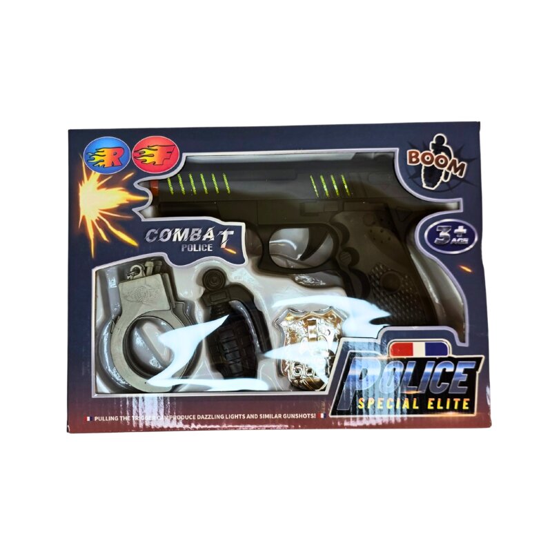 Žaislinis šautuvas dėžutėje su priedais rf411