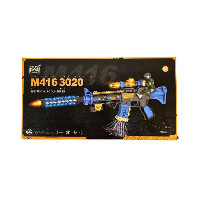 Žaislinis šautuvas su garsais ir šviesomis 3020-2