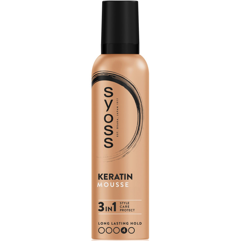 Plaukų putos SYOSS Keratin250ml