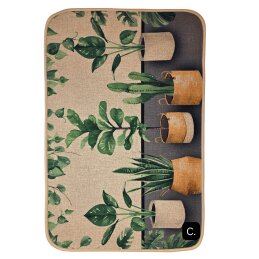 Durų kilimėlis gumine apačia  38*58cm F3-1681658