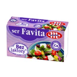 Švelniai sūdytas sūris Favita  18% 270g be laktozės