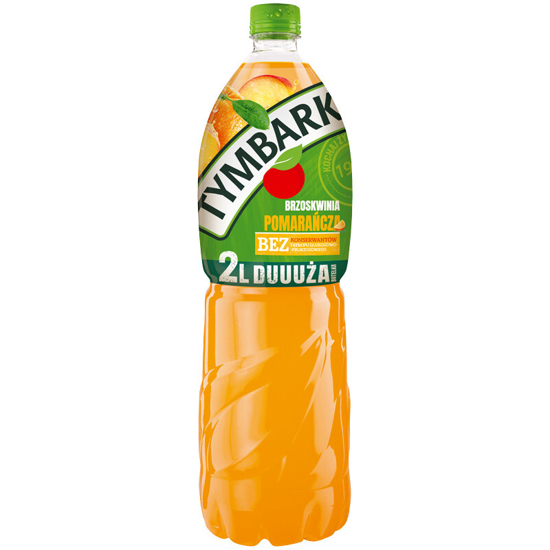 Gėrimas Tymbark 2L Aseptik  apelsinų - persikų skonio