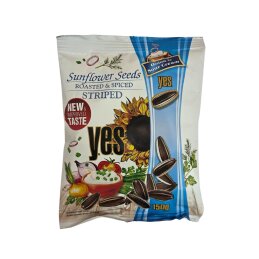 Saulėgrąžos YES su grietinės ir svogūnų skonio prieskoniais, 150g
